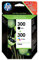 HP Pack de 2 Cartouche Jet d'encre N°300 (1 Noir + 1 Couleur) HP (4 ml) sous blister pour Imprimante Jet d'encre - Capacité 300 pages