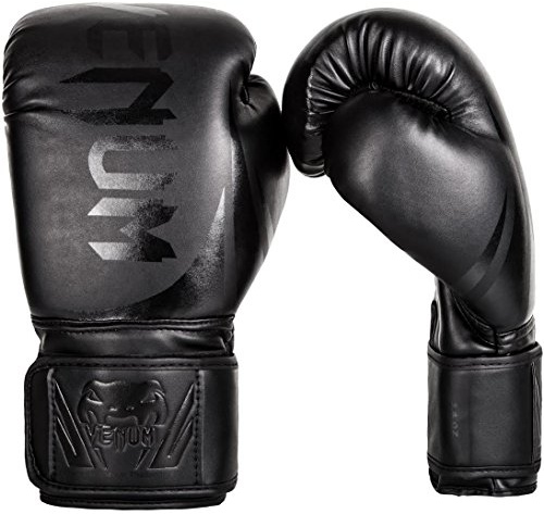 Venum Challenger 2.0 Boxing Gloves - Black/Black - 16-Ounce
