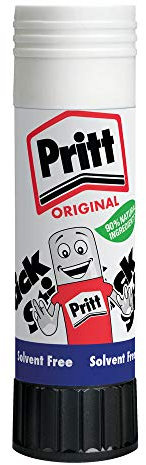 Pritt Stick Glue Solid Washable Non-toxic Medium 20g Ref 45552234 - Pack 6