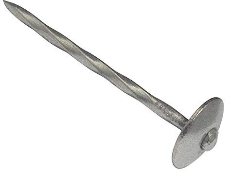 Forgefix SH65B500 Lot de clous à tête large galvanisés 500 g