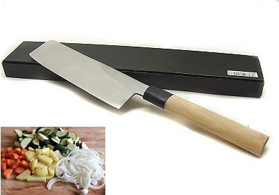 COLTELLO CANTALE GIAPPONESE SASIMI NAKIRI PER VERDURA