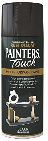 Rust-Oleum AE0040026E8 400ml Painter's Touch Spray Paint - Gloss Black