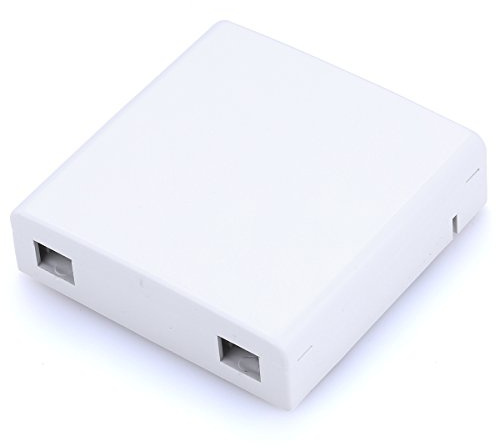 FTTH Lot de 10 boîtes de jonction pour bornes de fibre optique 86 panneaux d'information SC double port fibre bureau 86 panneaux