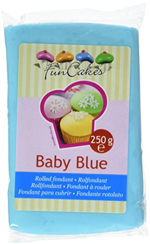Funcakes Pte À Sucre Bleue Bébé 250 G