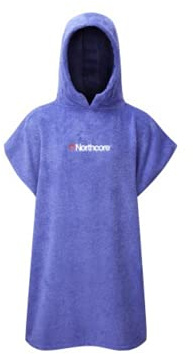 Northcore Surfing and Watersports Accessories - Kids Youth Kids Junior Beach Basha Changing Robe Poncho Blue - Unisex