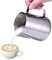 Dailyart Milchkännchen, Milchkanne aus Edelstahl 600ml/20oz Milk Pitcher Milchschaum Krug Art Aufschäumkännchen für Cappuccino und Latte Art, Silber