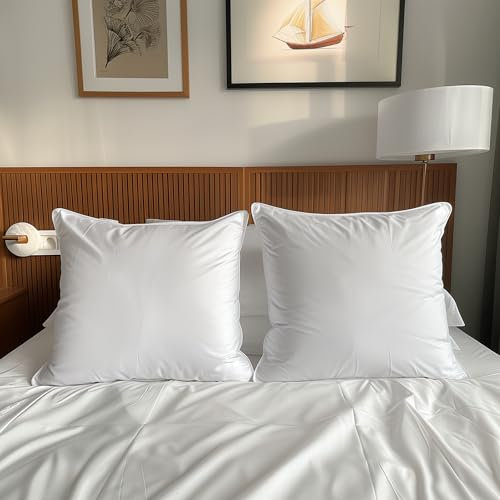 Dormisette Kissenbezug, Baumwolle, Weiß, 80 cm x 80 cm