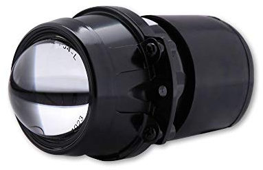SHIN YO Ellipsoidscheinwerfer mit Gummiabdichtung, Abblendlicht, H1, 12V/55 Watt (Black)