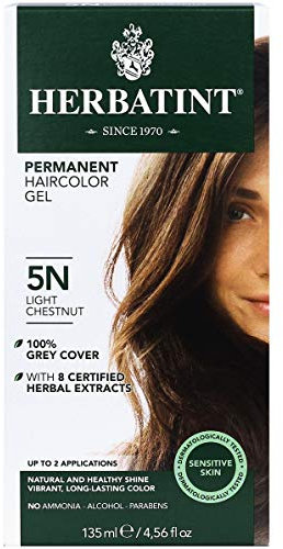 Herbatint Herbal Haircolor Gel permanente 5N castaño claro 4.50 oz