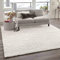 VIMODA Teppich Prime Shaggy Hochflor Einfarbig Weiss Creme Weich für Wohnzimmer, Schlafzimmer, küche, Maße:230x320 cm