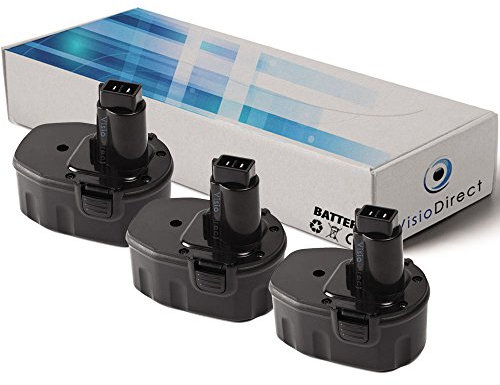 Lot de 3 Batteries pour Black et Decker HP331K2 perceuse sans Fil 3300mAh 12V - Visiodirect -
