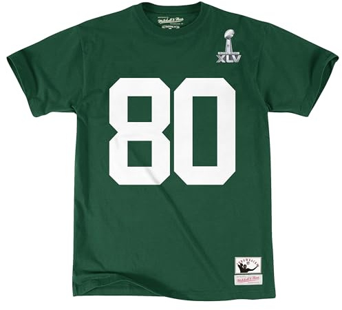 Mitchell & Ness NFL Name & Number Traditional T-Shirt - Green Bay Packers - Donald Driver #80, XXL