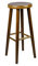 Magnetic Möbel Stück Holz Buche hell Heller Holzhocker Barstuhl Stuhl Barhocker 72 cm (Eiche)