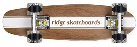 Ridge Skateboards Maple Mini Dark Dye - Longboard, Color Transparente, Talla 22-Inch