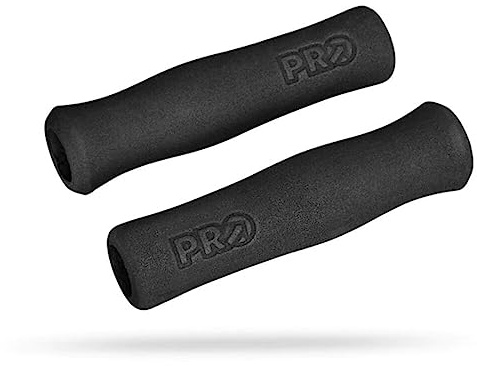 PRO Poignées ergonomiques Sport 32 mm 130 mm Accessoires pour Guidon, Adultes Unisexe, Noir (Noir), Taille Unique