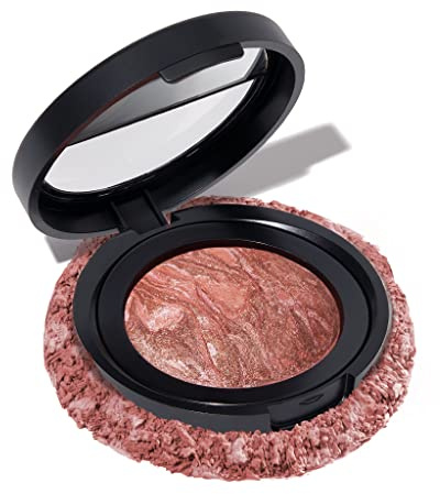LAURA GELLER NEW YORK Baked Blush-n-Brighten Marbleized Blush - Sunswept - Creamy Lightweight - Satin Finish