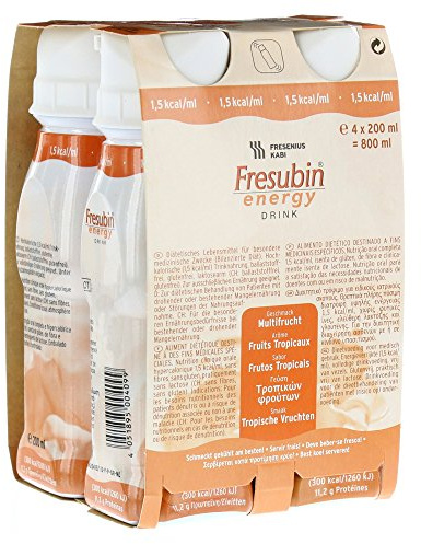 Fresubin Energy Drink Südfrüchte 200 ml - 4 stuks