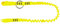 Treeup Corde à outils AY 053 - Accessoire forestier - Corde de récupération - Protection contre les chutes - Jaune