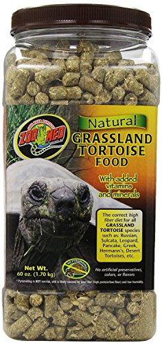 Zoo Med Natural Grassland Tortoise Food, 60 oz.