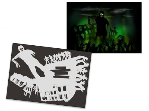 UMR-Design AS-226 Zombies Plantilla para aerografía Singlestep Size S