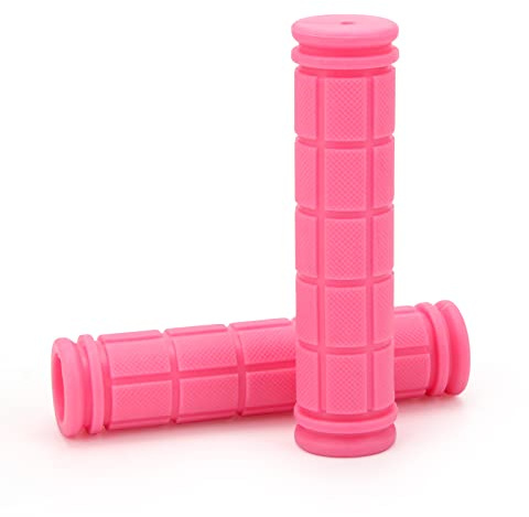 Coolrunner Bike Handlebar Grips, Bicycle Grips for Kids Girls Boys, Non-Slip Rubber Mushroom Grips for Scooter Cruiser Seadoo Tricycle Wheel Chair Mountain Road Urban Foldable Bike MTB BMX