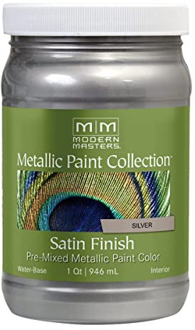 Modern Masters Satin Silver Metallic Paint