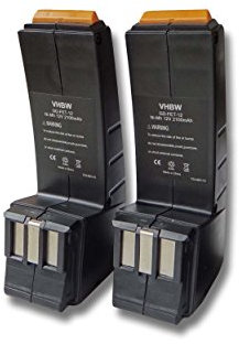 vhbw 2X Akku kompatibel mit Festo/Festool CDD12FX, CDD12ESC, CDD12ES, CDD12MH Elektrowerkzeug (2100 mAh, NiMH, 12 V)