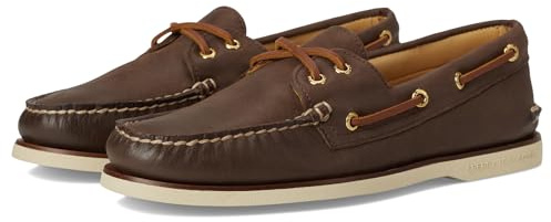 Sperry Top-Sider Men's Gold Cup Authentic Original 2-Eye Boat Shoe, Brown, 7 UK