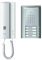 Schneider Electric Ritto Türsprechanlage, Entravox, Komplettset für 4-Familienhaus, Gegensprechanlage mit Beleuchtung und Klingeltasten, Silber/Weiss, Artikelnummer 1841420