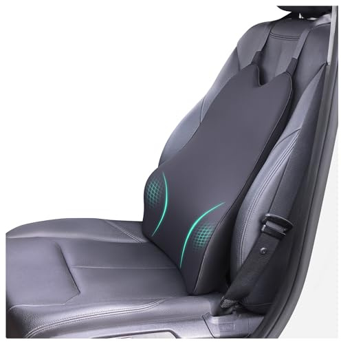 Lumbar Support Pillow for Car – Memory Foam Whole Back Relief