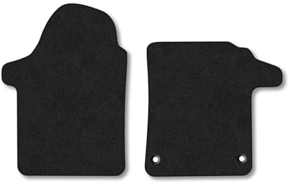 Mercedes Vito (2014+) [W447] Van Mats Accessories Tailored Fit Carpet Car Floor Mats Non Slip Black Trim Compatible Accessory Anti Slip Full Coverage Durable Granulated Backing Hand-Finished Clips