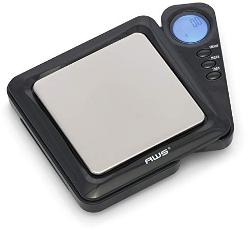 American Weigh Scales Blade Series Digital Pocket Gram Scale 1000g x 0.1g | Precision Mini Scale 0.1g Accuracy, Pocket Scale for Kitchen, Gold, Gems & Coin Scale, Smart Digital & Compact Scale