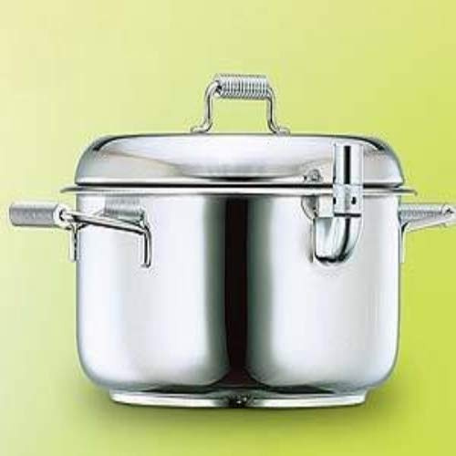 Fogacci 0841 Casseruola Fonda, Acciaio Inossidabile, Grigio, 22, 28 x 28 x 10.6 cm