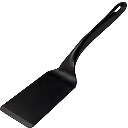 Paderno 12921-10 Paletta Dura, Spatola Cucina, Ustensili da Cucina per servire, in Pa Plus, 32 cm, Nero