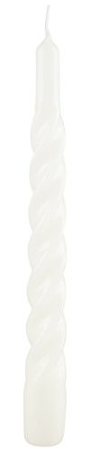 Candele Twisted, set di 3 bianche 3206 di Giorgio