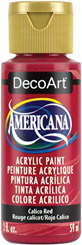 Deco Art Americana Acrylic Multi-Purpose Paint, Calico Red, 59 ml (Pack of 1)