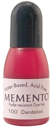 Tsukineko Memento Fade Resistant Water-Based Dye Inker, 1/2 Fluid Ounce, Espresso Truffle