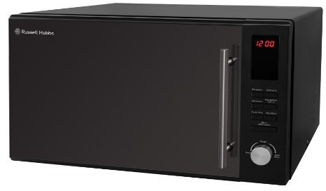 Russell Hobbs RHM3003B 30L Digital 900W Stainless Steel, Glass Combination Microwave, Black