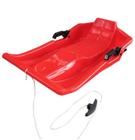 JOLUVI Schlitten rot mit Tragegriff