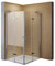 i-flair Eckeinstieg Duschkabine 100x100 cm aus 8 mm ESG Sicherheitsglas ohne Duschwanne #851 - ALLE GRÖSSEN