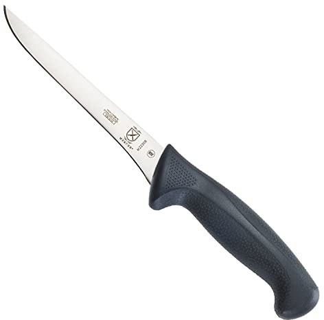 Mercer Culinary M22306 Millennia Black Handle, 6-Inch Stiff, Boning Knife