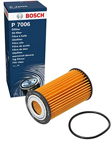 Bosch P7006 Car Oil Filter - Separates Soot and Metal Particles from Engine Oil - Provides Reliable Engine Lubrication