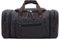 AIZBO Expandable Canvas Holdall, 55L Large Suitcase Duffel Bag for Men with Multi-Pockets, Overnight / Weekend Travel Bag, Unisex Weekender
