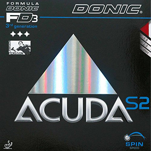 Donic Acuda S2 - Rivestimento, rot, 2,0 mm