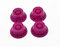 kaish 4 lila W/schwarz Nummer LP Gitarre Bell Knobs Potiknöpfe Top Hat Knöpfe für Les Paul