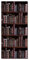 Wallario Selbstklebende Türtapete Bücherregal mit Alten Büchern - Türposter 93 x 205 cm Abwischbar, rückstandsfrei zu entfernen