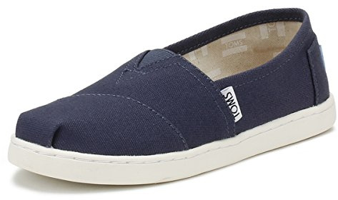 TOMS Unisex Kids Alpargata Loafer Flat, Navy, 5 UK