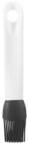 Fackelmann Backpinsel ARCADALINA, Küchen-Pinsel mit Silikon-Borsten, hochwertiger Bratpinsel (Farbe: Weiß/Schwarz), Menge: 1 Stück