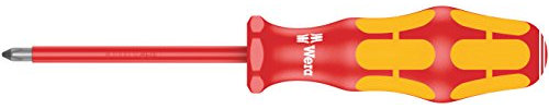Wera 162 i PH VDE-isolierter Kreuzschlitz-Schraubendreher, PH 1 x 80 mm, 05006152001, Bunt