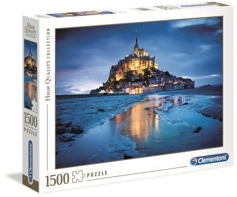 Clementoni 31994 - Puzzle Le Mont Saint-Michel HQC
